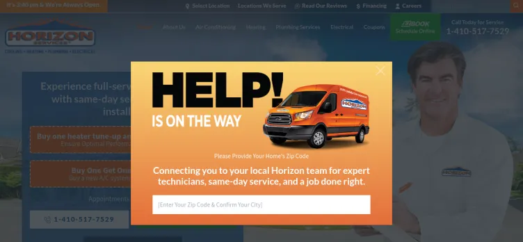 Screenshot Horizon Services