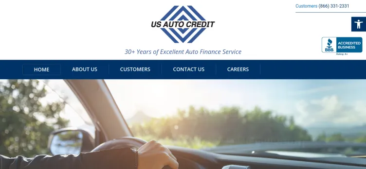 Screenshot U.S. Auto Credit