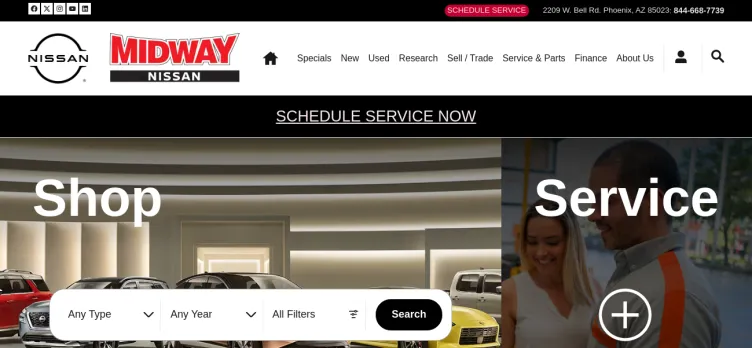 Screenshot Midway Nissan