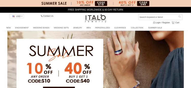 Screenshot Italo Jewelry