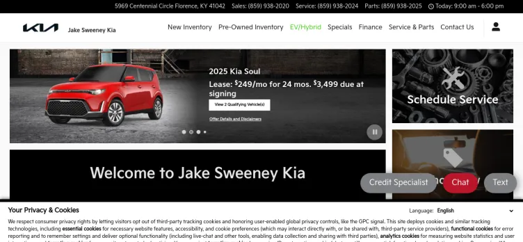 Screenshot Jake Sweeney Kia