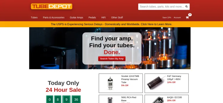 Screenshot TubeDepot