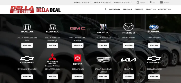 Screenshot DELLA Automotive