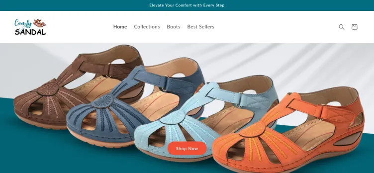 Screenshot Comfy Sandals