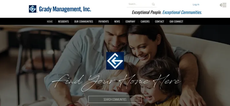 Screenshot Grady Management