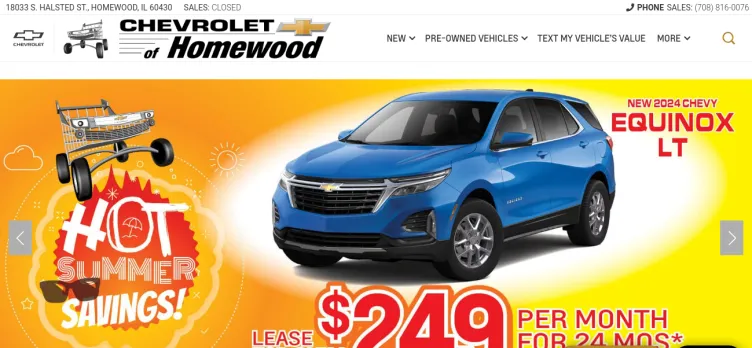 Screenshot Chevrolet Of Homewood