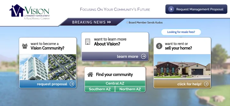 Screenshot Vision Community Management
