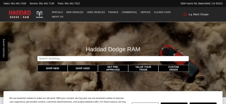 Screenshot Haddad Dodge-Haddad Kia