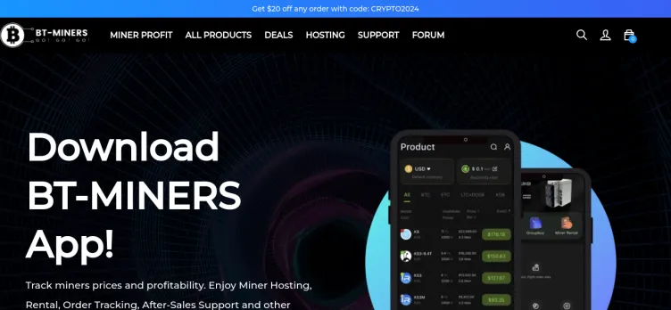 Screenshot Bt-Miners