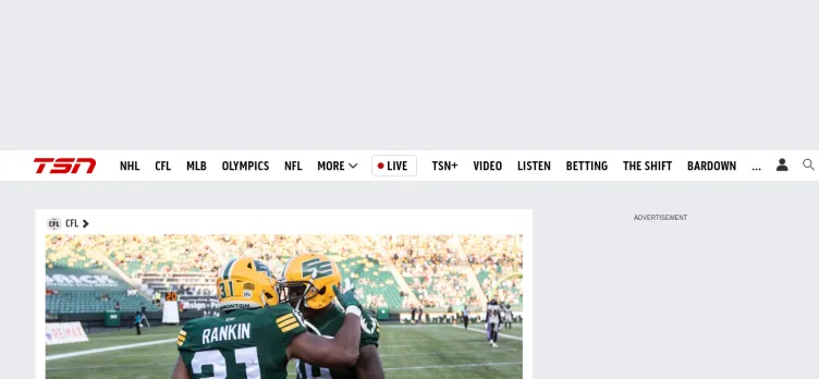 Screenshot TSN