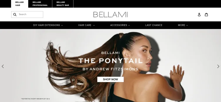 Screenshot Bellami Hair