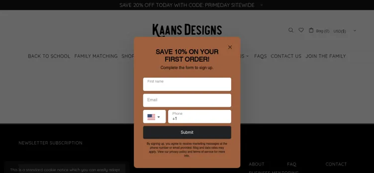 Screenshot KaAn's Designs