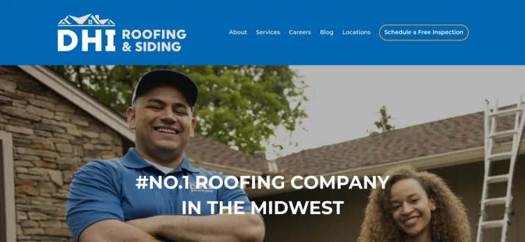 Screenshot DHI Roofing