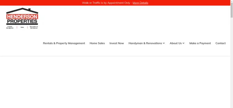 Screenshot Henderson Properties