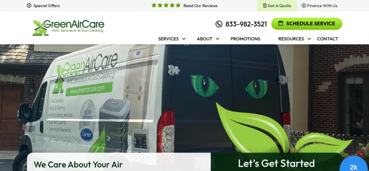 Screenshot Green Air Care Group