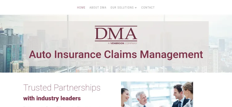 Screenshot DMA Claims Services