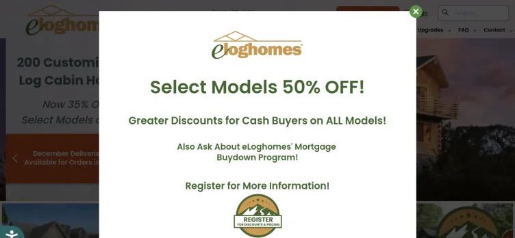 Screenshot eLogHomes