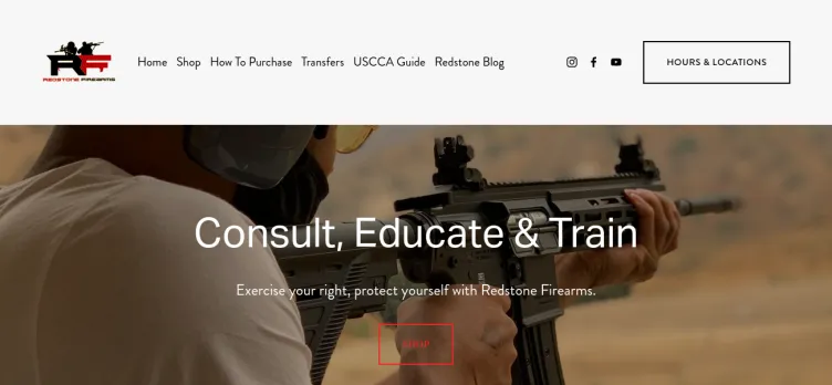 Screenshot Redstone Firearms