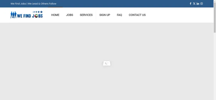 Screenshot We Find Jobs UAE