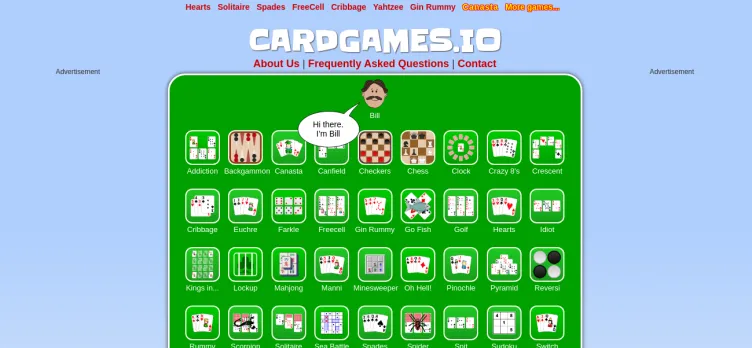 Screenshot CardGames.io