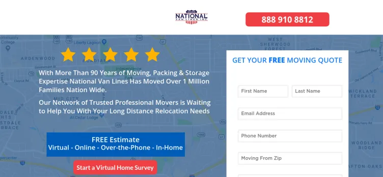 Screenshot First National Van Lines