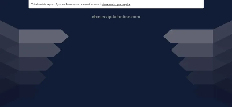 Screenshot ChaseCapitalOnline