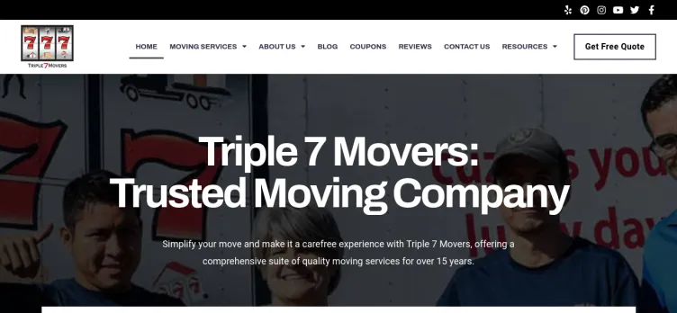 Screenshot Triple 7 Movers