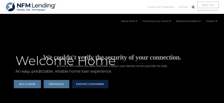 Screenshot NFM Lending