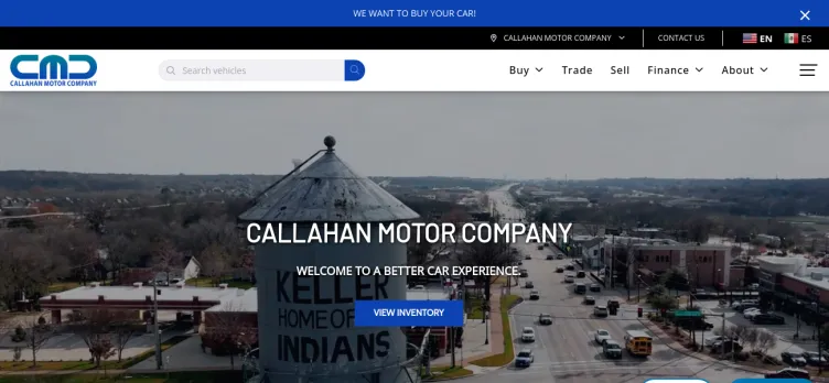 Screenshot Callahan Motor Company