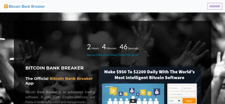 Screenshot Bitcoin Bank Breaker