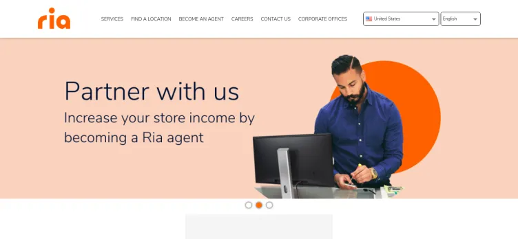 Screenshot RIA Financial Services