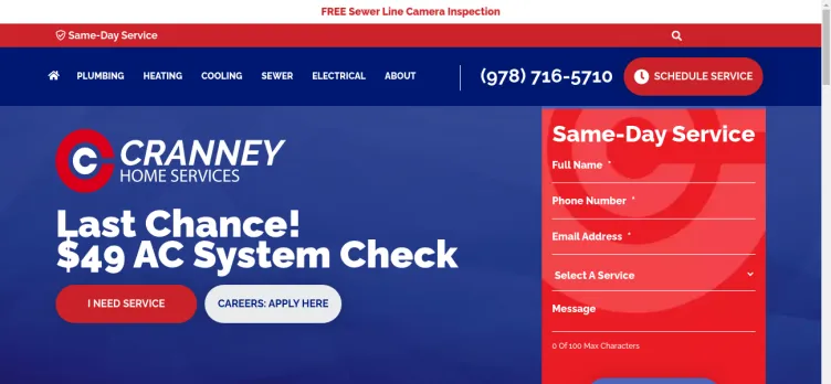 Screenshot Cranney Home Services