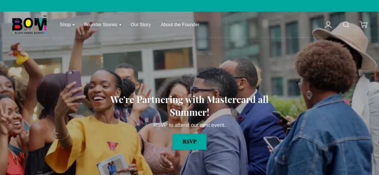 Screenshot THE BOM: Black Owned Market