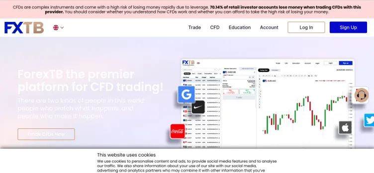 Screenshot ForexTB