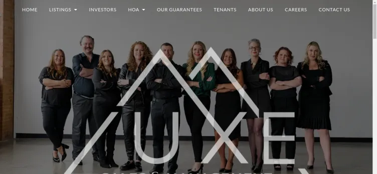 Screenshot Luxe Sales & Management