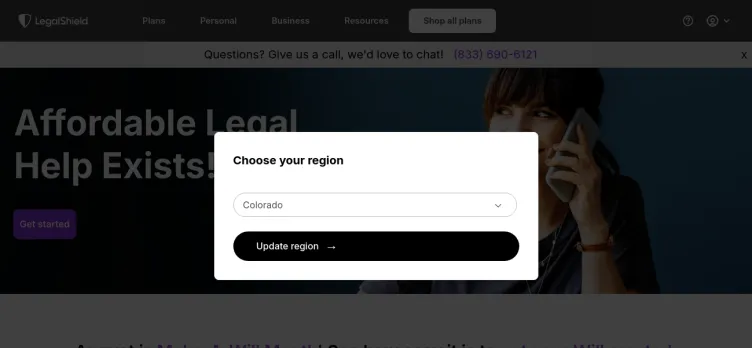 Screenshot LegalShield