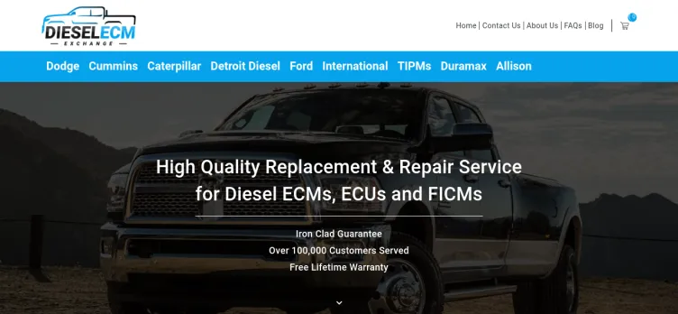 Screenshot Diesel ECM Exchange