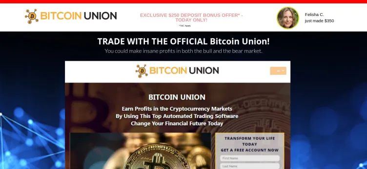 Screenshot Bitcoin Union