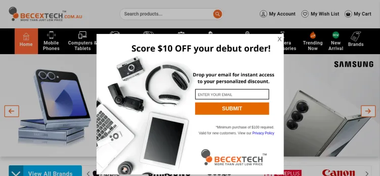 Screenshot Becextech AU