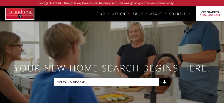 Screenshot Fischer Homes ATL