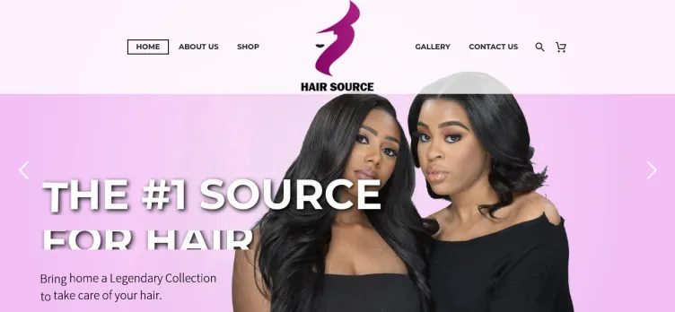 Screenshot Hair Source Atlanta/ Hair Source Decatur