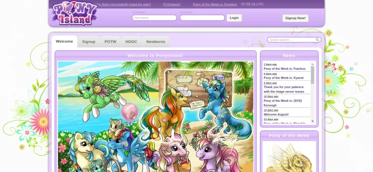 Screenshot PonyIsland