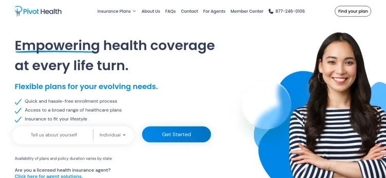 Screenshot Pivot Health