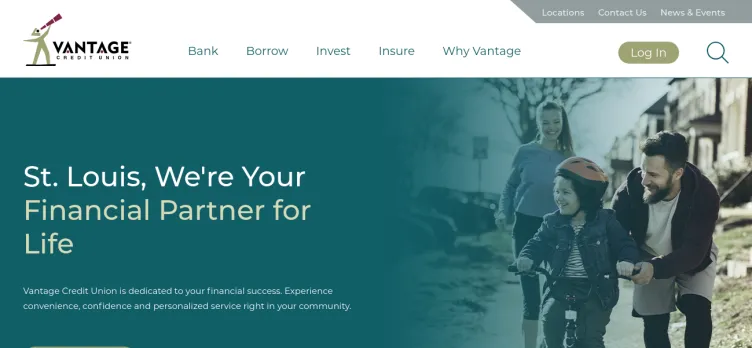 Screenshot Vantage Credit Union