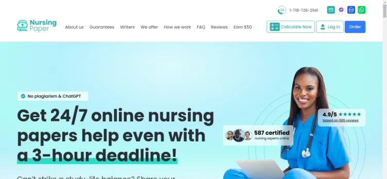 Screenshot NursingPaper