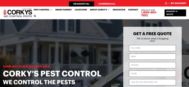 Screenshot Pro Pacific Pest Control