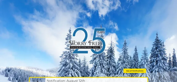 Screenshot Worry Free Snowblowing