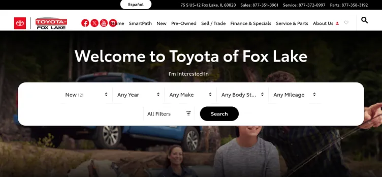 Screenshot Toyota of Fox Lake