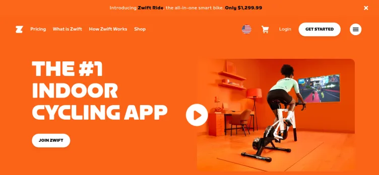 Screenshot Zwift