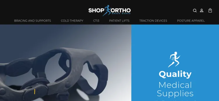 Screenshot Shop-Orthopedics.com